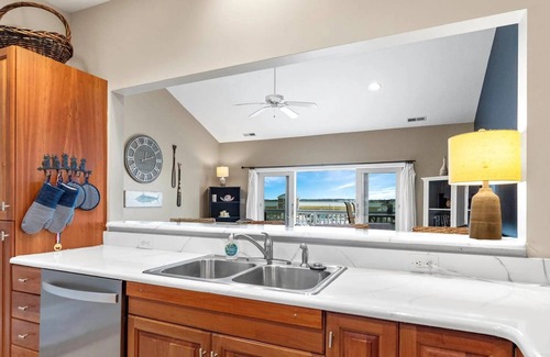 Bethany Beach Casa | NEW: Spacious 4-BR townhome with marina & bay views, pool and easy beach access.