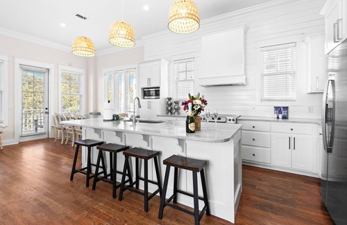 Inlet Beach Casa | NEW Spacious Home with Bikes, Private Beach Access and Community Pool
