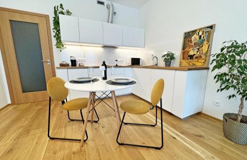 Karlin Apartamento | New studio, King bed, Free parking, Terrace
