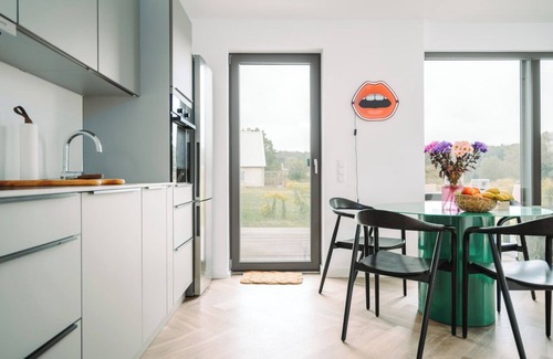 Mirow Apartamento | New, top modern and stylish vacation apartment on the kl. Lake near Mirow in a dream location