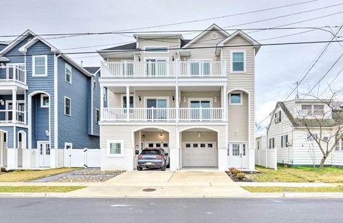 North Wildwood Casa | New Townhome Less Than Half Mi to Beach!