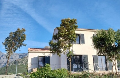 La Richardais Villa | New Villa Sea and Mountain View in Calenzana, near Calvi