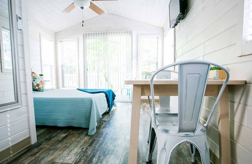 Steele Creek Casa | New Waterfront Cabin On The Large Sundeck 1 Bedroom Cabin by Redawning