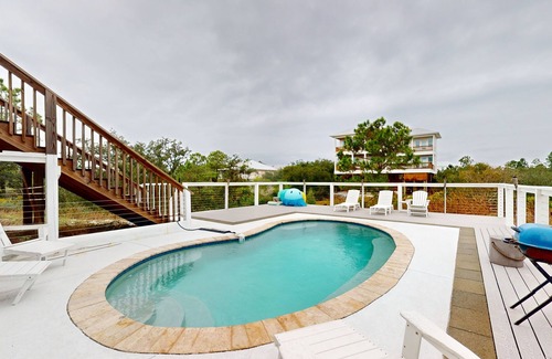 Surf Side Shores Casa | Newly-Built Coastal Oasis with Ocean Views, Deck, Central AC, & WiFi - Dogs OK