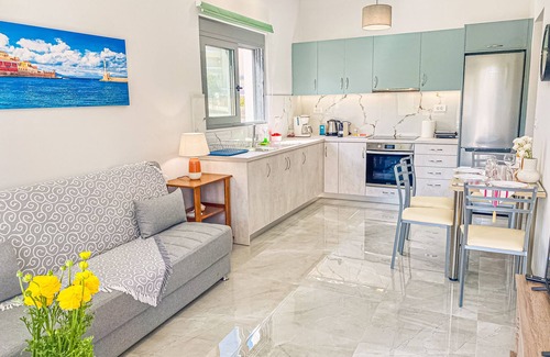 Agia Marina Casa | Newly Built House Steps from the Beach: Everything Within Walking Distance!