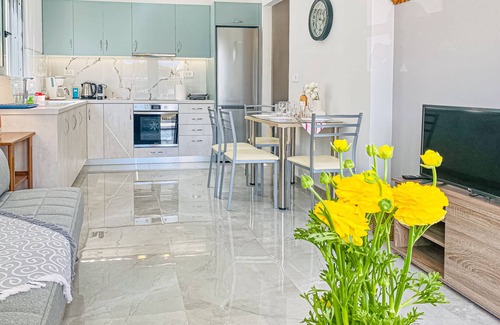 Agia Marina Casa | Newly Built House Steps from the Beach: Everything Within Walking Distance!