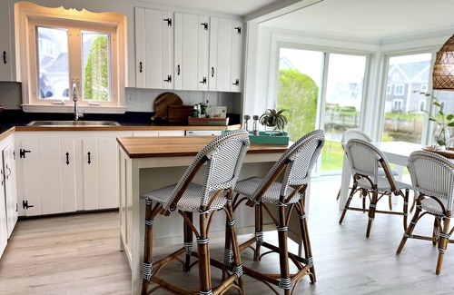 West Dennis Casa | Newly furnished, sunny waterfront house with dock and walking distance to beach!