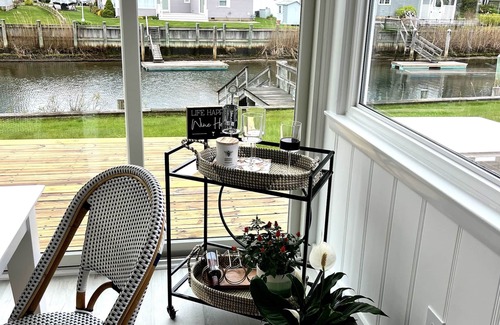 West Dennis Casa | Newly furnished, sunny waterfront house with dock and walking distance to beach!