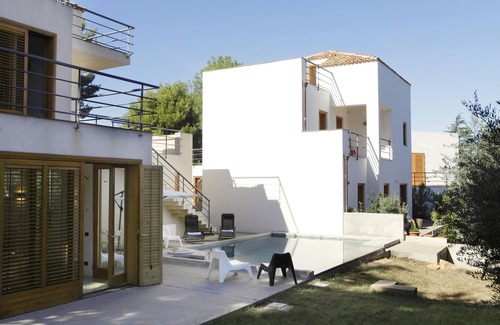 Torre Colonna-sperone Villa | Villa Normanna con vistas al mar, balcones, terraza y Wi-Fi