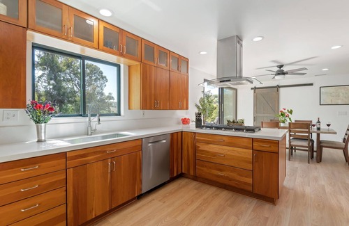 Mission Canyon Casa | NEWLY Remodeled 3 BD Stunning Views with Jacuzzi and Deck!