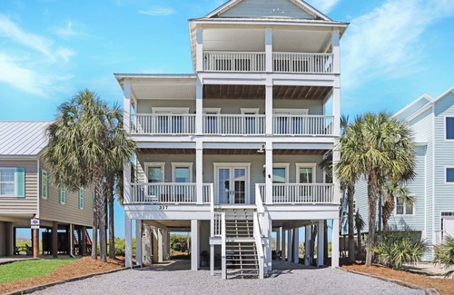 Cape San Blas Casa | Huge recientemente remodelado 7 BR Frente al golfo Casa, Ascensor, Se aceptan mascotas ~ Moonstruck