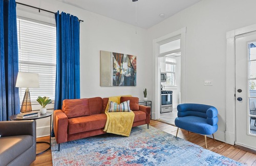 Eastside Casa | Newly renovated, 2 bed 1 bath townhome, Sleeps 5, Near Forsyth Park