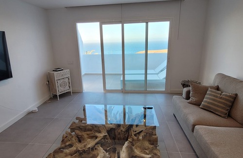 Betancuria Apartamento | Newly renovated and beautifully furnished apartment with sea view