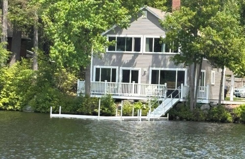 Fitzwilliam Casa | Newly renovated lake front home with dock and sunset views of Laurel Lake
