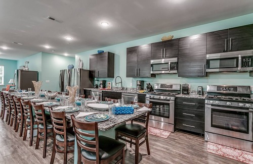 North Myrtle Beach Casa | TogetherResorts Cocina nueva / grande / teatro / sala de juegos / piscina privada / acceso a easybeach