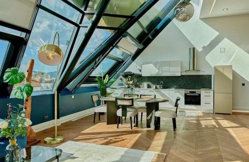 Leopoldstadt Apartamento | Next to Augarten I Penthouse I Rooftop Terrace I