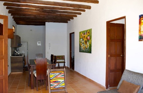 Barichara Apartamento | Lindo y amplio apartamento con vista a la piscina