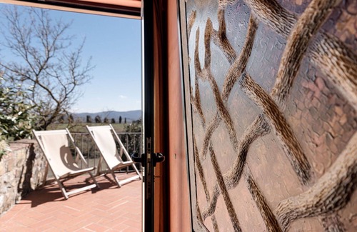 Bucine Apartamento | Bonito apartamento con piscina, A/C, WIFI, TV, terraza, vista panorámica y aparcamiento