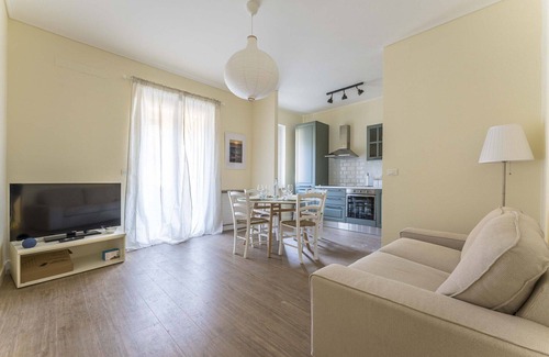 Sori Apartamento | Bonito apartamento para 6 personas con A/C, WIFI, TV y terraza, cerca de Portofino