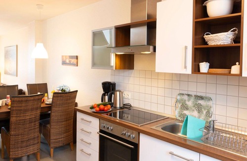 Lubmin Apartamento | Bonito apartamento para 4 personas con WIFI, TV, terraza y mascotas permitida