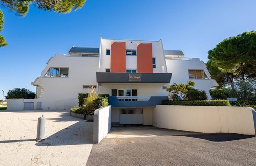 Montpellier Apartamento | Precioso apartamento para 4 personas con A/C, TV, terraza y aparcamiento