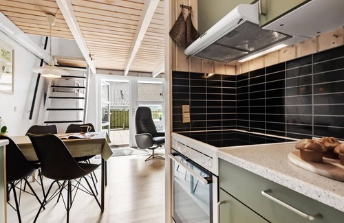 Bork Havn Casa | Bonita casa en Hemmet con sauna