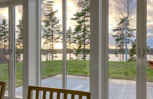 Vastervik Casa | Bonita casa en Västervik con vistas al.
