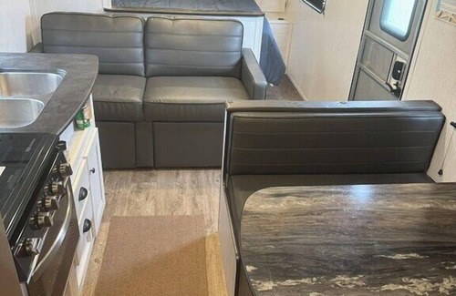 Holly Beach Casa | Nice RV with AC in charming Holly Beach steps from the beach