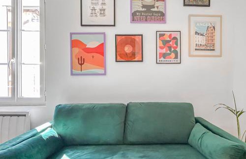 Angers Apartamento | Nid douillet cosy au cœur d'Angers, idéal à deux