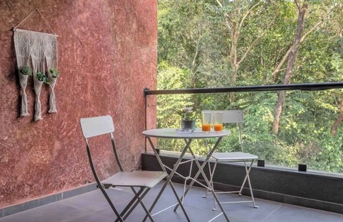 Vagator Apartamento | Nistula: Luxury Apartment 11 with Common Pool in Assagao