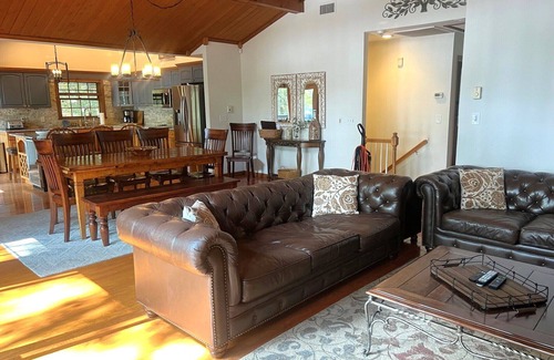 Locust Lake Village Casa | Luxury LAKEFRONT - Private Beach/Dock/Hot Tub/Sauna, and Skiing minutes away