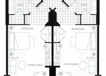 Las Vegas Apartamento | NO RESORT FEES-MGM StripView Adjoining Suites F1 View