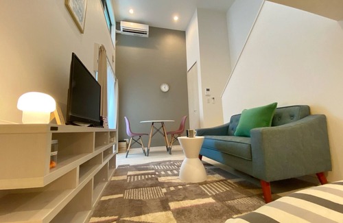 Nishi Ward Apartamento | No103Near Kumamoto StationChildren OK Sofa semidouble bed x 2 TV with video app / Kumamoto Kumamoto