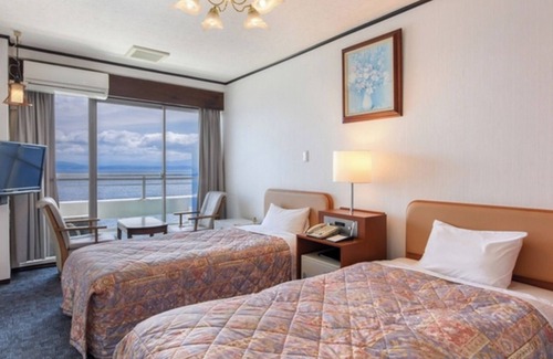 Ibusuki Hotel | Nonsmoking Ocean view Westernstyle twin room / Ibusuki Kagoshima