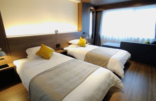 Rishirifuji-cho Hotel | NonsmokingJapaneseWestern living twin room bre / Rishirigun Hokkaidō