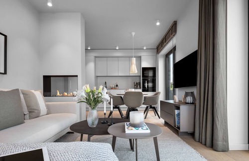 List Apartamento | Nordic Suite - Infrared Shower, Balcony, Ethanol Fireplace, Wine Cooler, Quooker