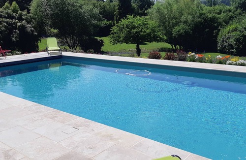 Saint-Hymer Casa | Casa normanda cerca de Deauville hasta 10 personas con piscina climatizada