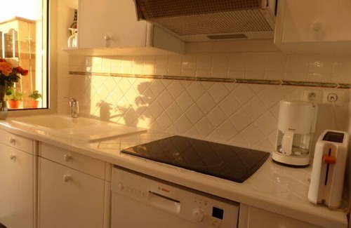 Blonville-sur-Mer Apartamento | SIETE PRECIO ESPECIAL La terraza entre el cielo y el mar en la playa vista panorámica.