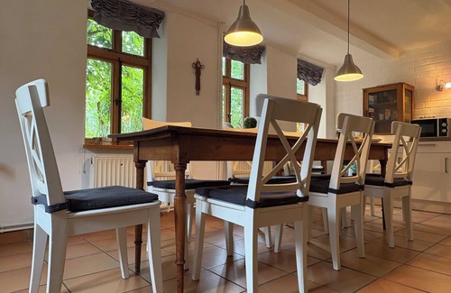 Neufunnixsiel Casa | Vacaciones en el mar del Norte con estilo en una casa de campo de 200 años, a 6 km del mar