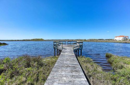 Ocean City Beach Casa | North Topsail Cottage Rental with Dock