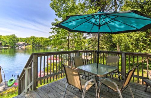 Lake George Casa | Northern Michigan Lake House with Boat Dock and Kayaks