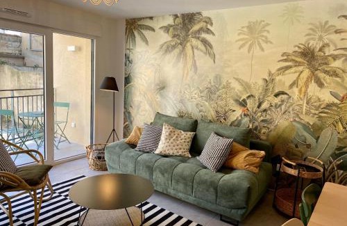 Gares Apartamento | NOUVEAU - Jungle Montpeul - Clim - Wifi fibre - Netflix - 5' du centre et gare - Parking - Loggia - 15' des plages