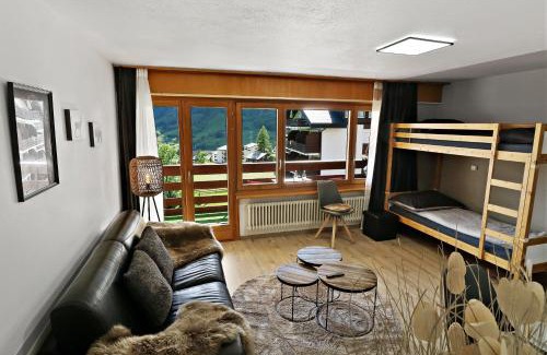 Leukerbad Apartamento | Nouveau studio avec vue imprenable sur la vallée