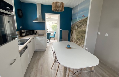 Agon-Coutainville Casa | Nouveaute Maison de Vacances Avec Jardin Clos