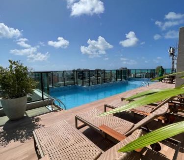 Ponta Verde Apartamento | Novíssimo, 500m Praia, Garagem, Vista - Luzes do Arrebol