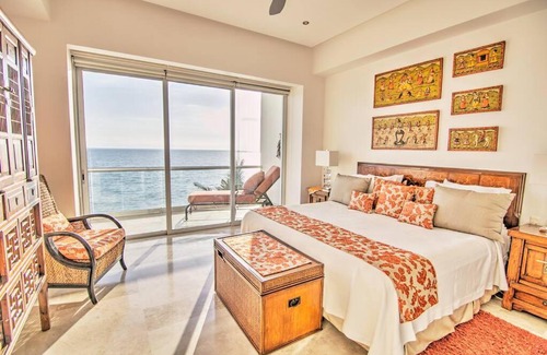 Bucerias Casa | Nova - Beachfront Condo with Private Office & Panoramic Views