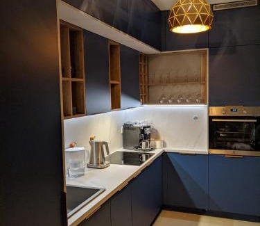 Baluty Apartamento | Nowoczesny Apartament przy Manufakturze z parkingiem podziemnym i klimatyzacją