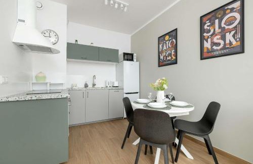 Katowice Apartamento | Nowoczesny Apartament z Parkingiem w Atrakcyjnej Lokalizacji Katowic by Noclegi Renters