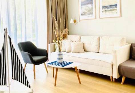 Sztutowo Apartamento | NOWY 40m2 Apartament 2 pokoje! Duży Taras ! Parking ! Stojak na rowery ! Stacja Baltic Twins