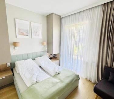 Sztutowo Apartamento | NOWY 40m2 Apartament 2 pokoje! Duży Taras ! Parking ! Stojak na rowery ! Stacja Baltic Twins